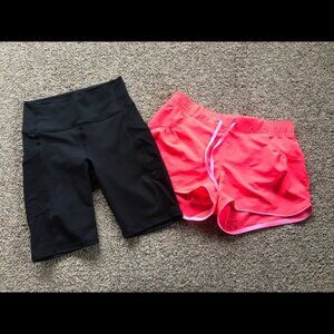Lot Fabletics Mila pocket short  & pink joggers